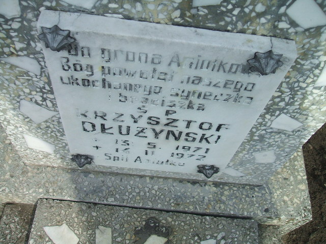 Krzysztof Dłużyński 1971 Nowa Sól - Grobonet - Wyszukiwarka osób pochowanych