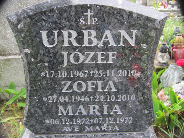 Zofia Urban 1946 Nowa Sól - Grobonet - Wyszukiwarka osób pochowanych