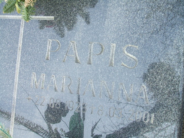 Marianna Papis 1923 Nowa Sól - Grobonet - Wyszukiwarka osób pochowanych