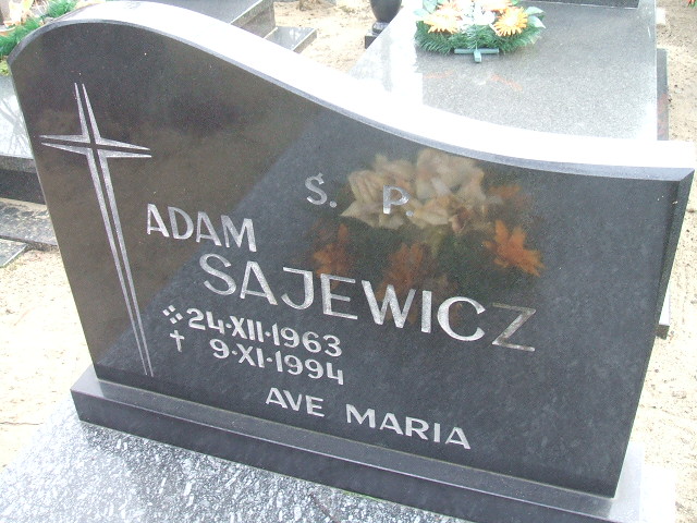 Adam Sajewicz 1963 Nowa Sól - Grobonet - Wyszukiwarka osób pochowanych