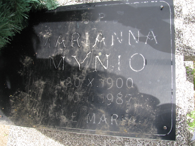 Henryk MYNIO 1939 Nowa Sól - Grobonet - Wyszukiwarka osób pochowanych
