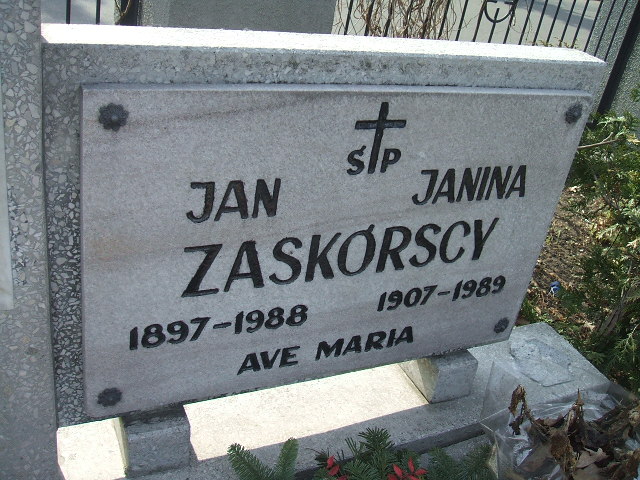 Zygmunt Zaskórski 1928 Nowa Sól - Grobonet - Wyszukiwarka osób pochowanych