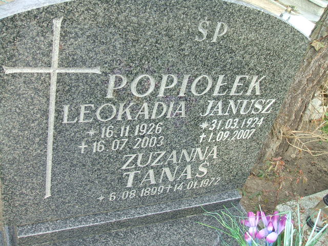 Janusz Popiołek 1924 Nowa Sól - Grobonet - Wyszukiwarka osób pochowanych