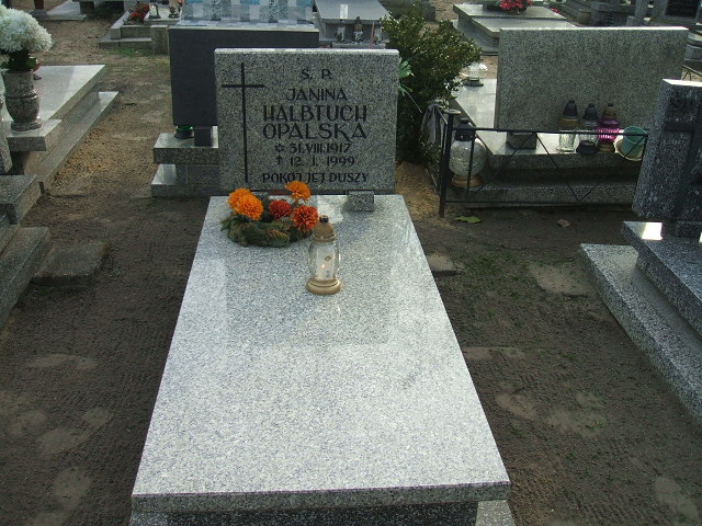 Grób Janina Halbtuch Opalska