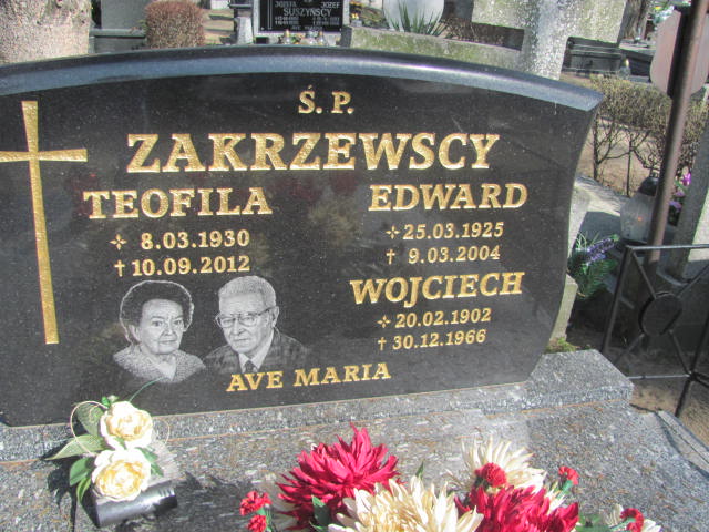 Wojciech Zakrzewski 1902 Nowa Sól - Grobonet - Wyszukiwarka osób pochowanych