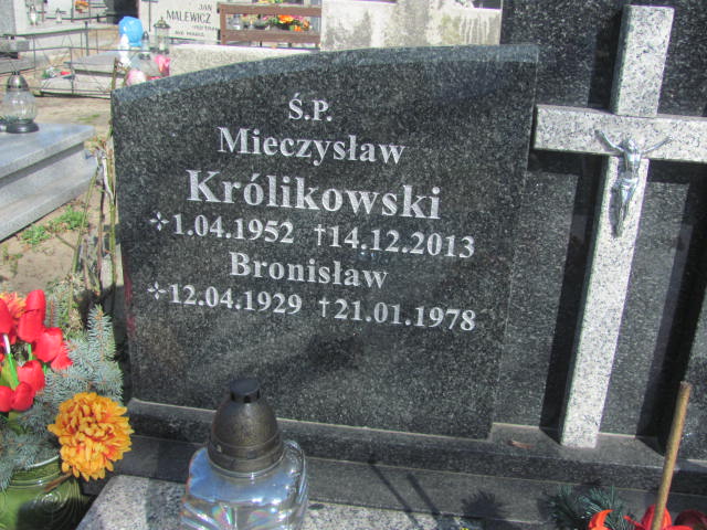 Mieczysław Królikowski  1952 Nowa Sól - Grobonet - Wyszukiwarka osób pochowanych