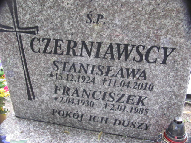 Stanisława Czerniawska 1924 Nowa Sól - Grobonet - Wyszukiwarka osób pochowanych