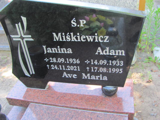 Janina MIŚKIEWICZ 1936 Nowa Sól - Grobonet - Wyszukiwarka osób pochowanych