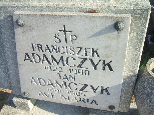 Franciszek Adamczyk 1922 Nowa Sól - Grobonet - Wyszukiwarka osób pochowanych