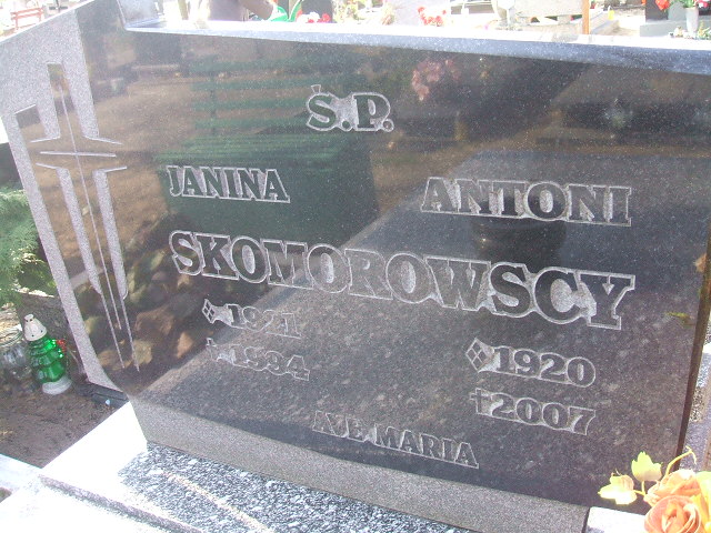 Antoni Skomorowski 1920 Nowa Sól - Grobonet - Wyszukiwarka osób pochowanych