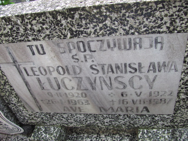 Leopold Łuczyński 1920 Nowa Sól - Grobonet - Wyszukiwarka osób pochowanych