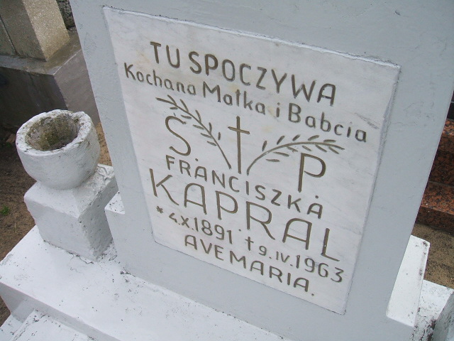 Franciszka Kapral 1891 Nowa Sól - Grobonet - Wyszukiwarka osób pochowanych