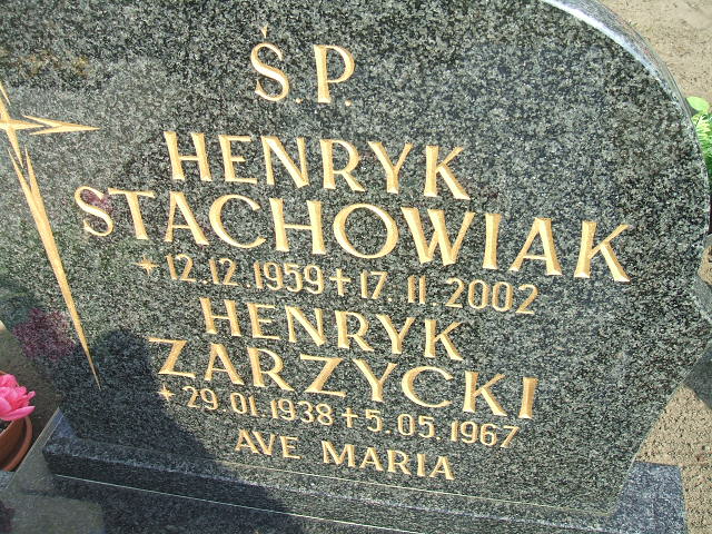 Henryk Zarzycki 1938 Nowa Sól - Grobonet - Wyszukiwarka osób pochowanych