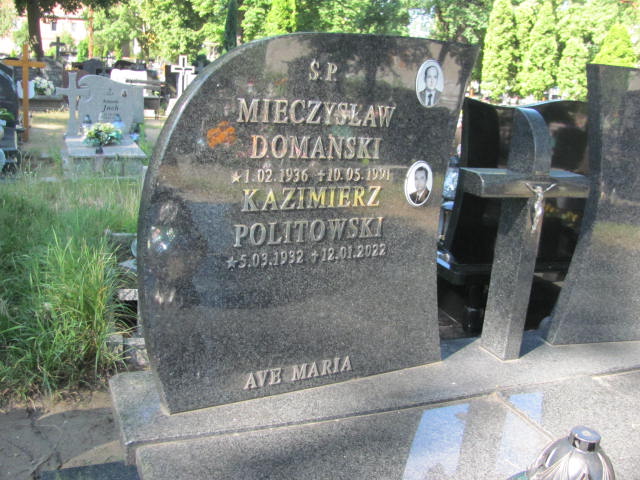 Janina DOMAŃSKA-POLITOWSKA 1938 Nowa Sól - Grobonet - Wyszukiwarka osób pochowanych