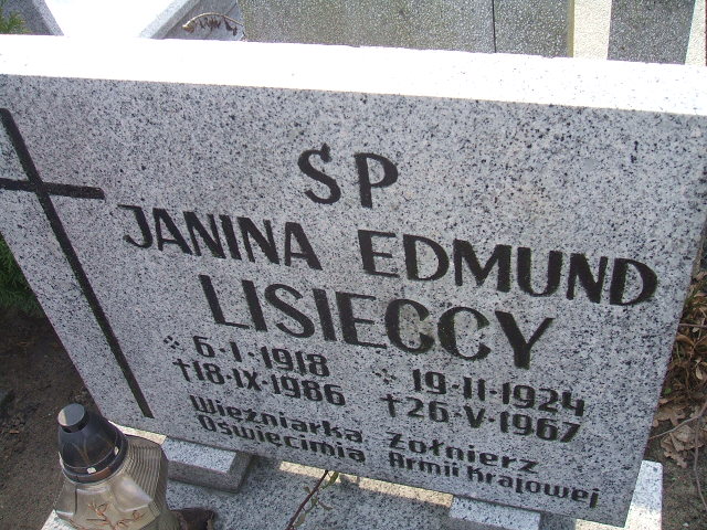 Edmund Lisiecki 1924 Nowa Sól - Grobonet - Wyszukiwarka osób pochowanych