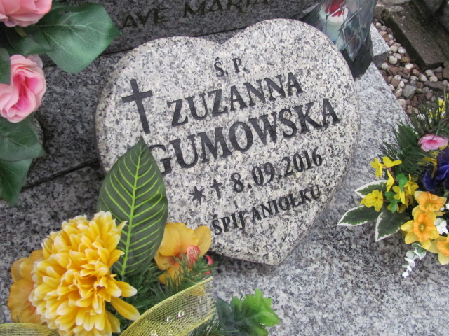 Zuzanna Gumowska 2016 Nowa Sól - Grobonet - Wyszukiwarka osób pochowanych