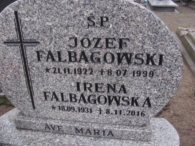 Józef Falbagowski 1922 Nowa Sól - Grobonet - Wyszukiwarka osób pochowanych