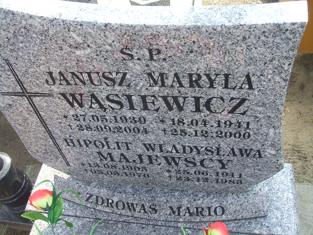 Janusz Wąsiewicz 1939 Nowa Sól - Grobonet - Wyszukiwarka osób pochowanych