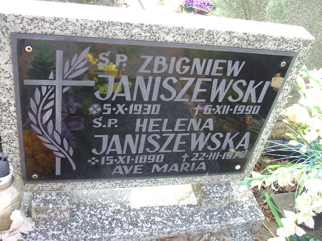 Zbigniew Janiszewski 1930 Nowa Sól - Grobonet - Wyszukiwarka osób pochowanych