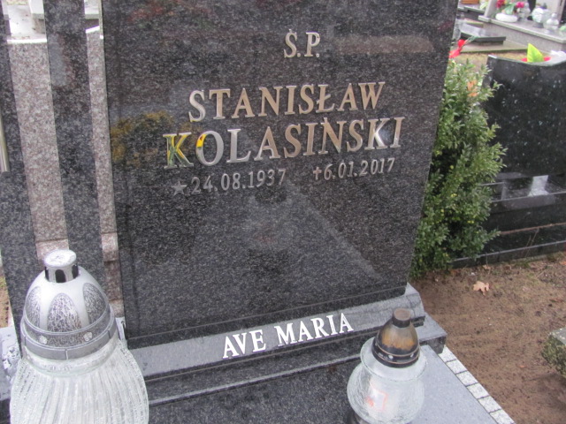 Stanisław Kolasiński 1937 Nowa Sól - Grobonet - Wyszukiwarka osób pochowanych