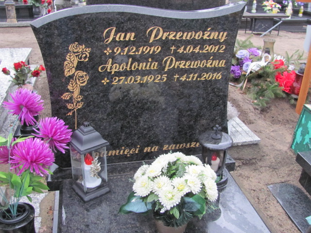 Jan Przewoźny 1919 Nowa Sól - Grobonet - Wyszukiwarka osób pochowanych