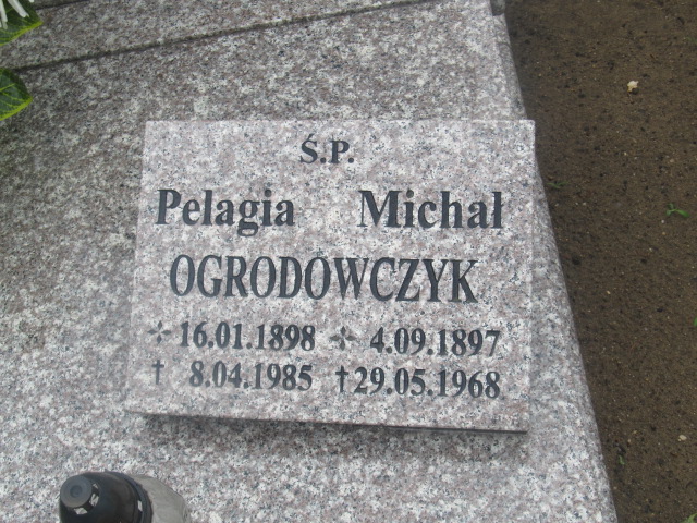 Michał Ogrodowczyk 1897 Nowa Sól - Grobonet - Wyszukiwarka osób pochowanych