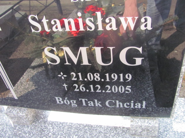 Stanisława Smug 1919 Nowa Sól - Grobonet - Wyszukiwarka osób pochowanych