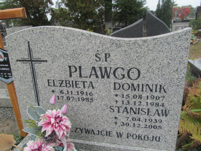 Stanisława Plawgo 1946 Nowa Sól - Grobonet - Wyszukiwarka osób pochowanych