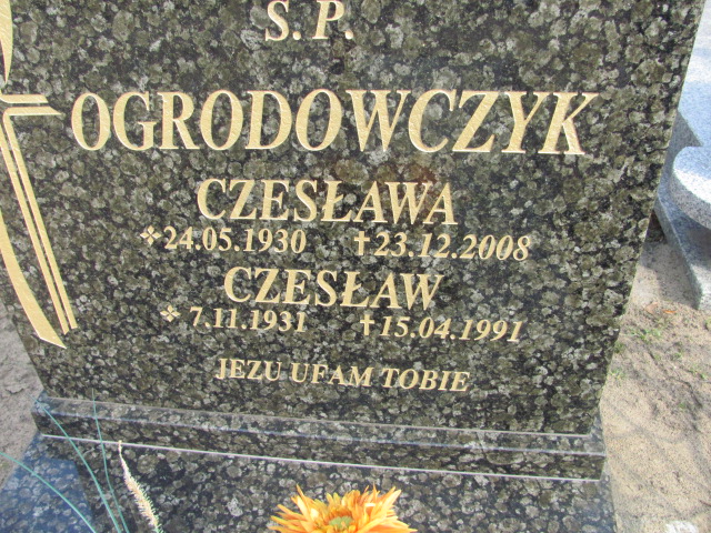 Lech OGRODOWCZYK 1951 Nowa Sól - Grobonet - Wyszukiwarka osób pochowanych