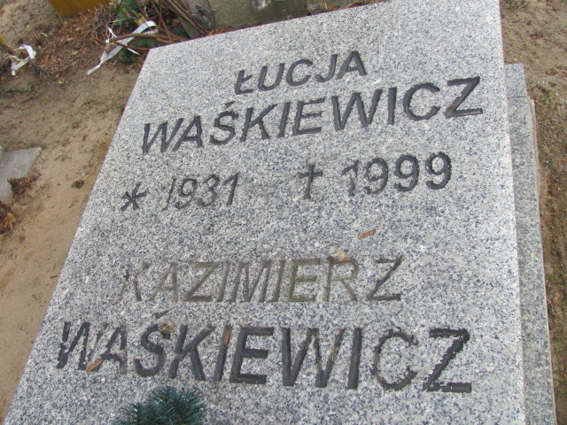 Łucja Waśkiewicz 1931 Nowa Sól - Grobonet - Wyszukiwarka osób pochowanych