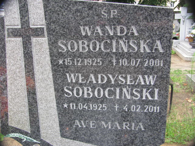Wanda Sobocińska 1925 Nowa Sól - Grobonet - Wyszukiwarka osób pochowanych