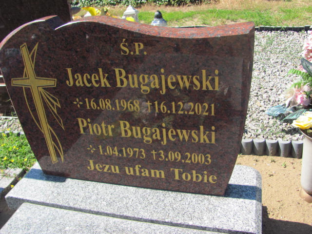 Piotr Bugajewski 1973 Nowa Sól - Grobonet - Wyszukiwarka osób pochowanych