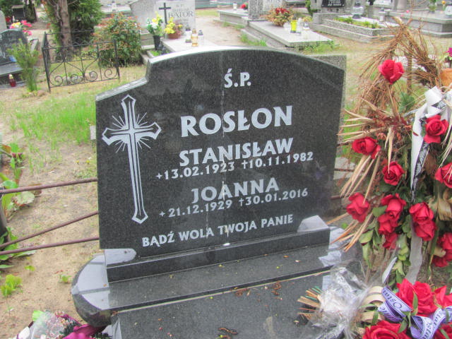 Stanisław Rosłon 1923 Nowa Sól - Grobonet - Wyszukiwarka osób pochowanych