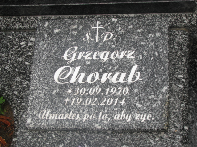 Grób Jan Chorab