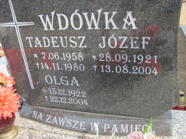 Olga Wdówka 1922 Nowa Sól - Grobonet - Wyszukiwarka osób pochowanych