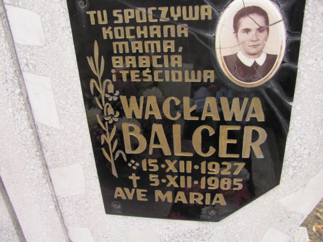 Wacława Balcer 1927 Nowa Sól - Grobonet - Wyszukiwarka osób pochowanych