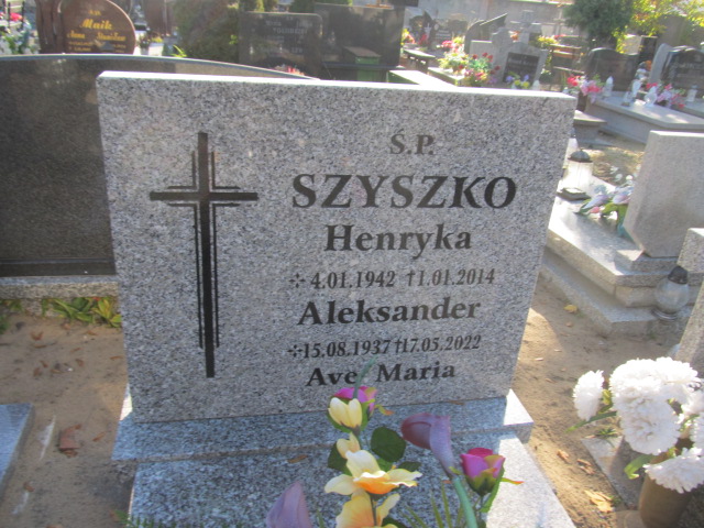 Aleksander SZYSZKO 1937 Nowa Sól - Grobonet - Wyszukiwarka osób pochowanych