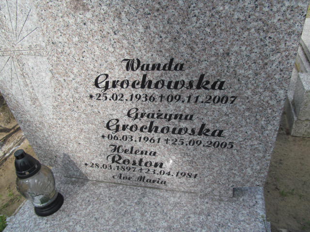 Wanda Grochowska 1936 Nowa Sól - Grobonet - Wyszukiwarka osób pochowanych