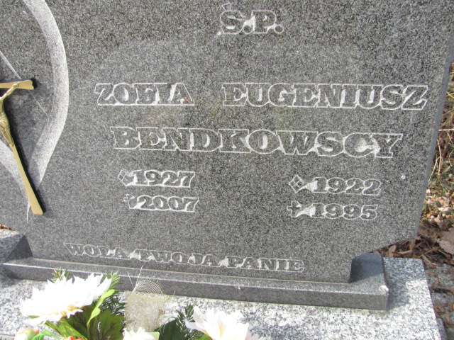 Zofia Bendkowska 1927 Nowa Sól - Grobonet - Wyszukiwarka osób pochowanych