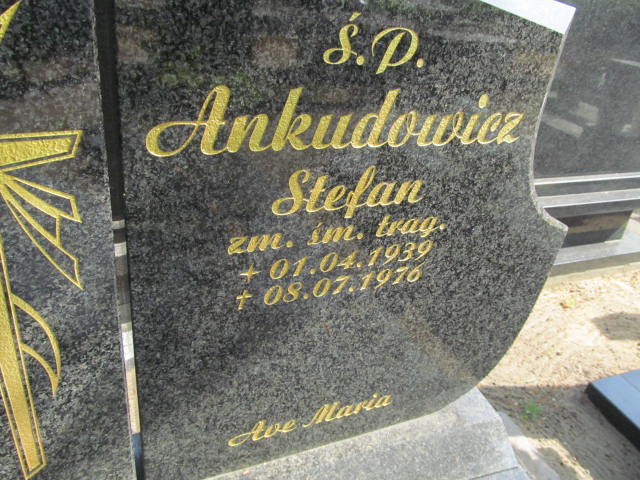 Stefan Ankudowicz 1939 Nowa Sól - Grobonet - Wyszukiwarka osób pochowanych