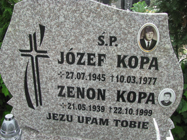 Zenon Kopa 1939 Nowa Sól - Grobonet - Wyszukiwarka osób pochowanych