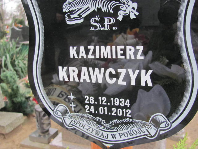 Kazimierz Krawczyk 1934 Nowa Sól - Grobonet - Wyszukiwarka osób pochowanych