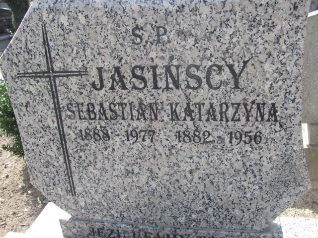 Katarzyna Jasińska 1882 Nowa Sól - Grobonet - Wyszukiwarka osób pochowanych