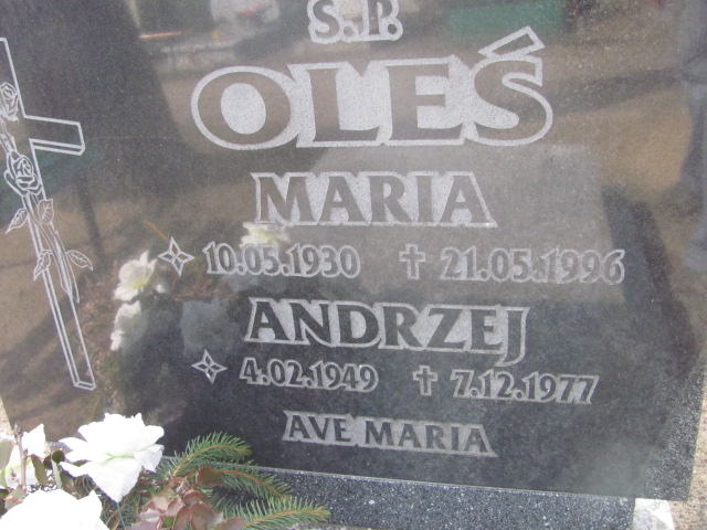 Maria Oleś 1930 Nowa Sól - Grobonet - Wyszukiwarka osób pochowanych