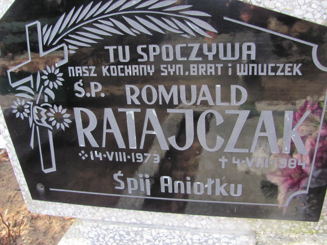 Romuald Ratajczak 1973 Nowa Sól - Grobonet - Wyszukiwarka osób pochowanych