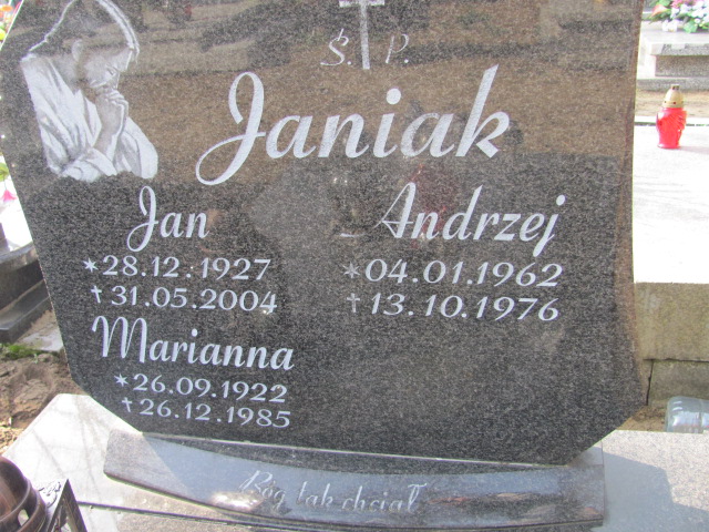Marianna Janiak 1922 Nowa Sól - Grobonet - Wyszukiwarka osób pochowanych