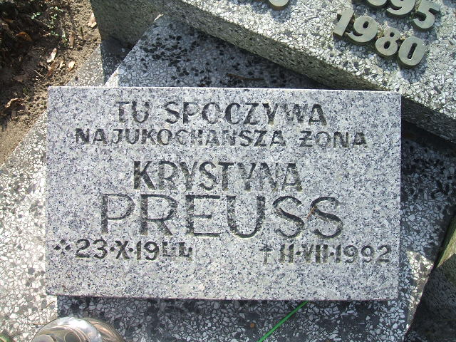 Krystyna Preuss 1944 Nowa Sól - Grobonet - Wyszukiwarka osób pochowanych