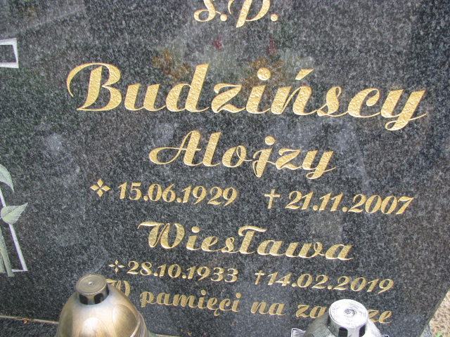 Alojzy Budziński 1929 Nowa Sól - Grobonet - Wyszukiwarka osób pochowanych