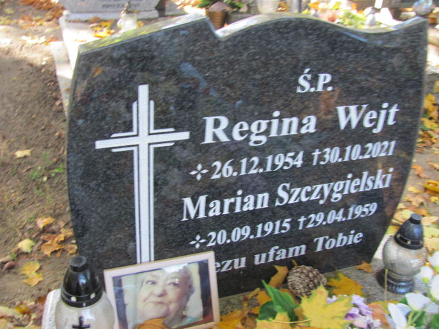 Regina WEJT 1954 Nowa Sól - Grobonet - Wyszukiwarka osób pochowanych