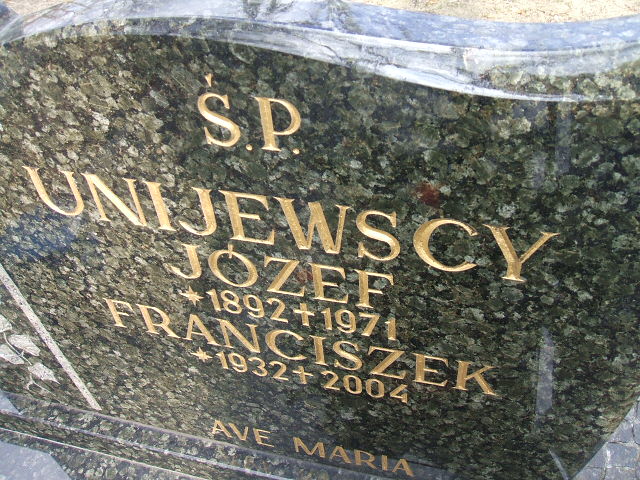 Izabela UNIJEWSKA 1937 Nowa Sól - Grobonet - Wyszukiwarka osób pochowanych